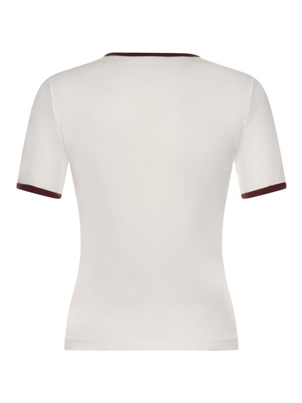 Courreges: Camisetas online - Camiseta - Burdeos