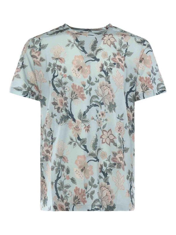 ETRO: t-shirt - T-shirt con stampa floreale