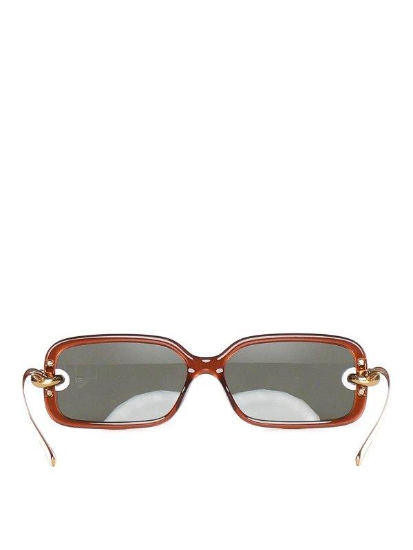 BOTTEGA VENETA: sunglasses online - Knot Rectangular Sunglasses