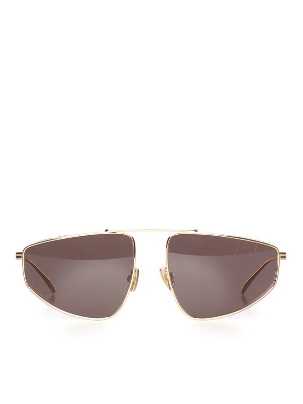 BOTTEGA VENETA: サングラス - サングラス - グレー