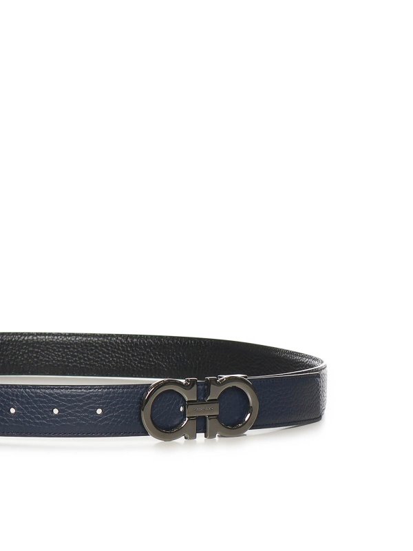 The Best Shops FERRAGAMO: belts - Leather Gancini Belt
