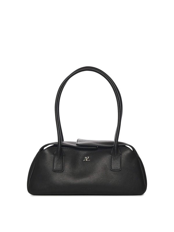 Courreges: Handtaschen - Shopper - Schwarz