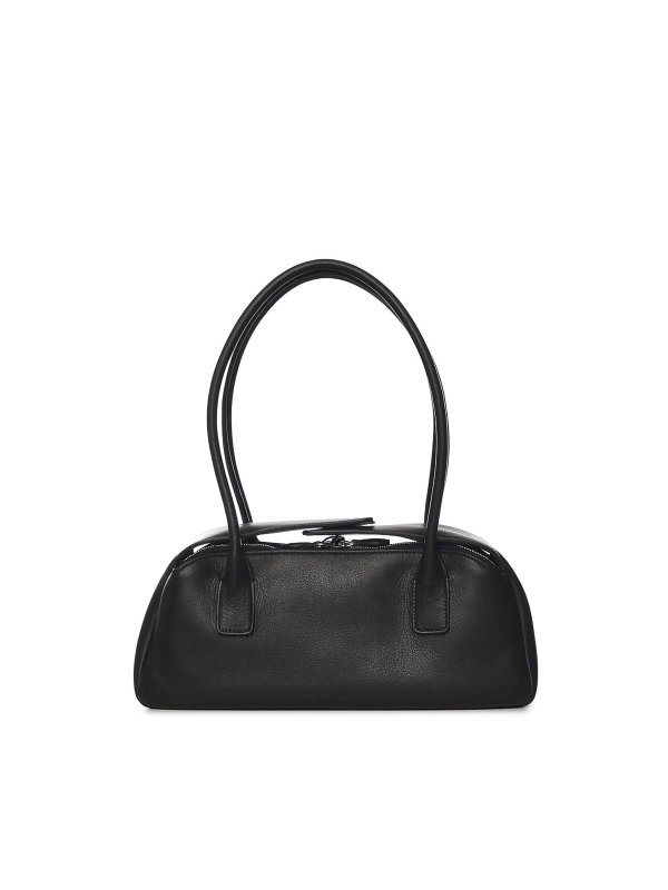 Courreges: Handtaschen online - Shopper - Schwarz