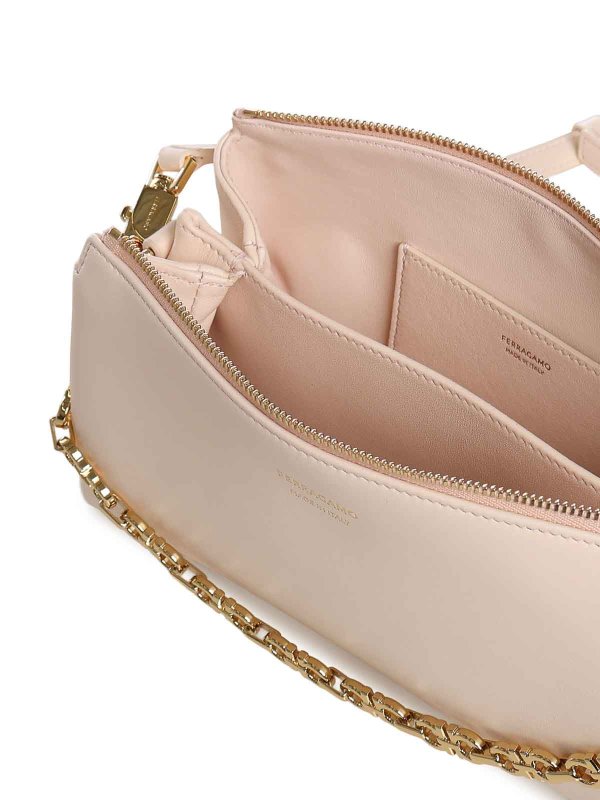 The Best Shops FERRAGAMO: shopper - Mini Borsa In Pelle Con Logo