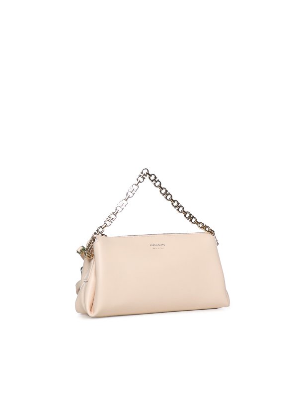 Mini Borsa In Pelle Con Logo Replica 
online: FERRAGAMO