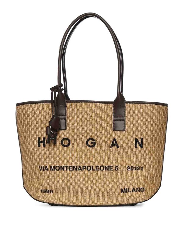 HOGAN: totes bags - Address Small Shopping Bag