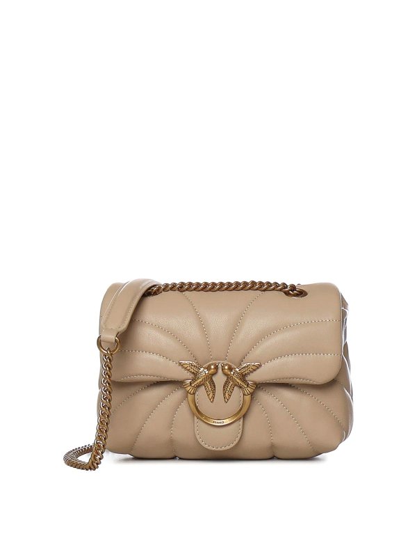 Pinko: borse a tracolla - Mini borsa a tracolla Love Bag Puff Butterfly