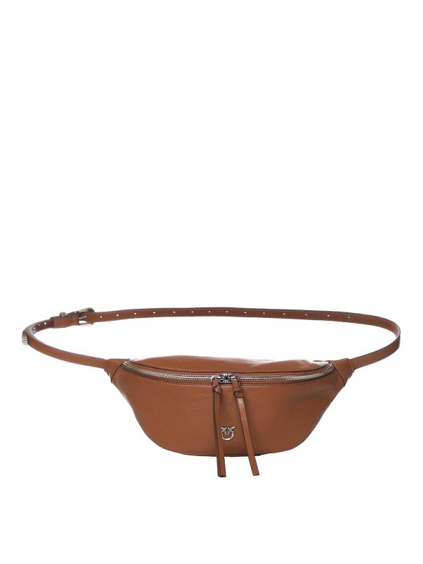 Pinko: totes bags - New Biker Leather Bum Bag