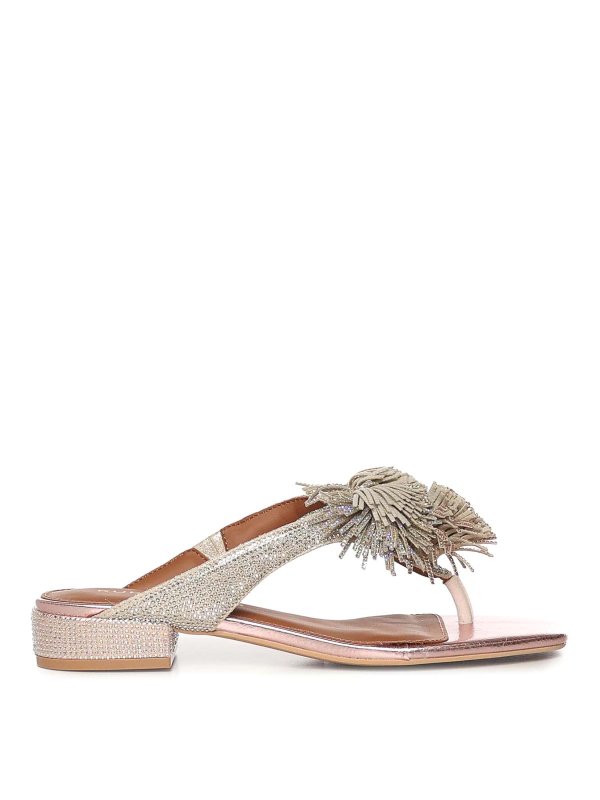 KURT GEIGER: sandali - Infradito Pom Pom