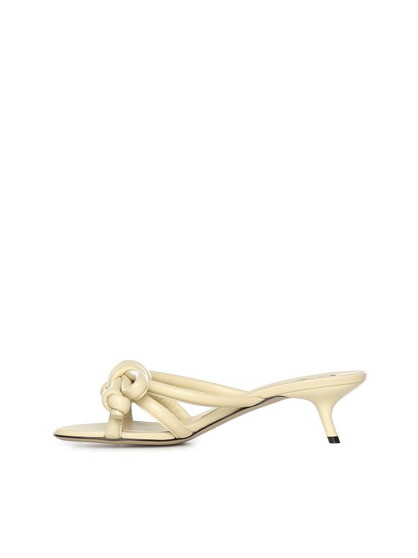 The Best Shops LOEWE: sandals - Lambskin Flamenco Knot Sandal