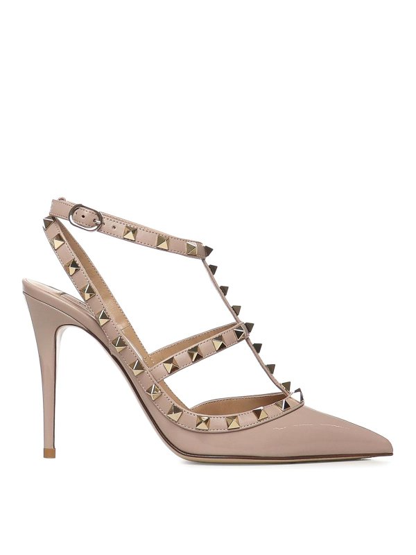 VALENTINO GARAVANI: court shoes - Patent Rockstud Pumps