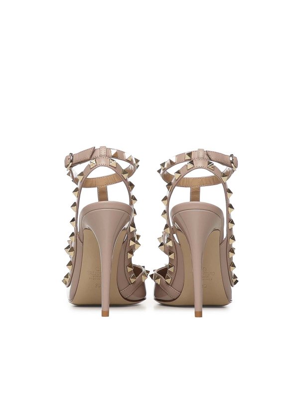 VALENTINO GARAVANI: court shoes online - Patent Rockstud Pumps