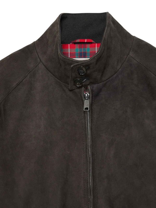 The Best Shops BARACUTA: knee length coats - Brown jackets