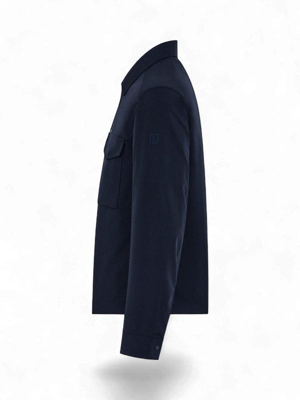 DUNO: knee length coats online - Blue jackets