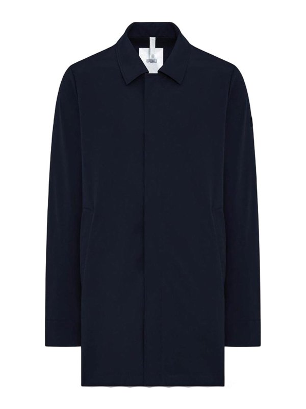 DUNO: knee length coats - Blue jackets