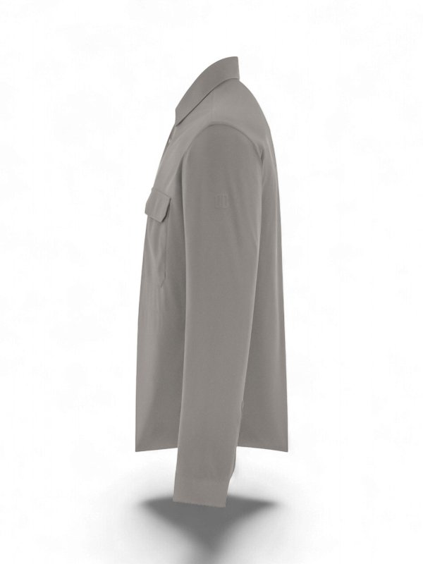 DUNO: knee length coats online - Gray jackets