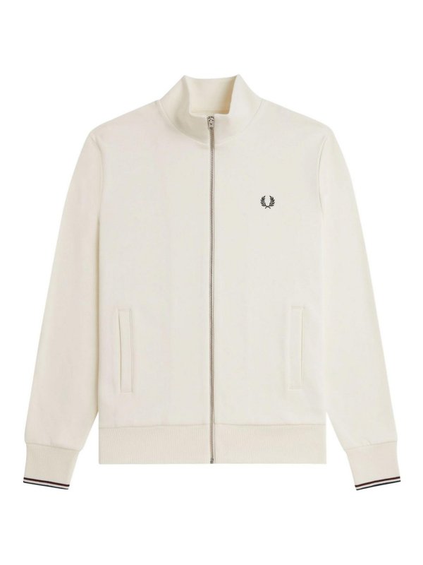 FRED PERRY: スウェット＆セーター - スウェットシャツ/セーター - 白