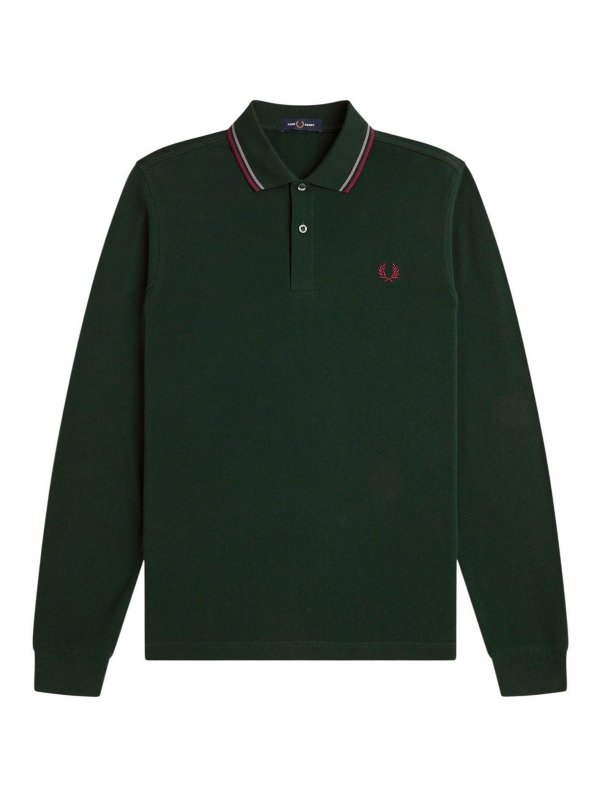 FRED PERRY: polo - T-Shirt E Polo Verde