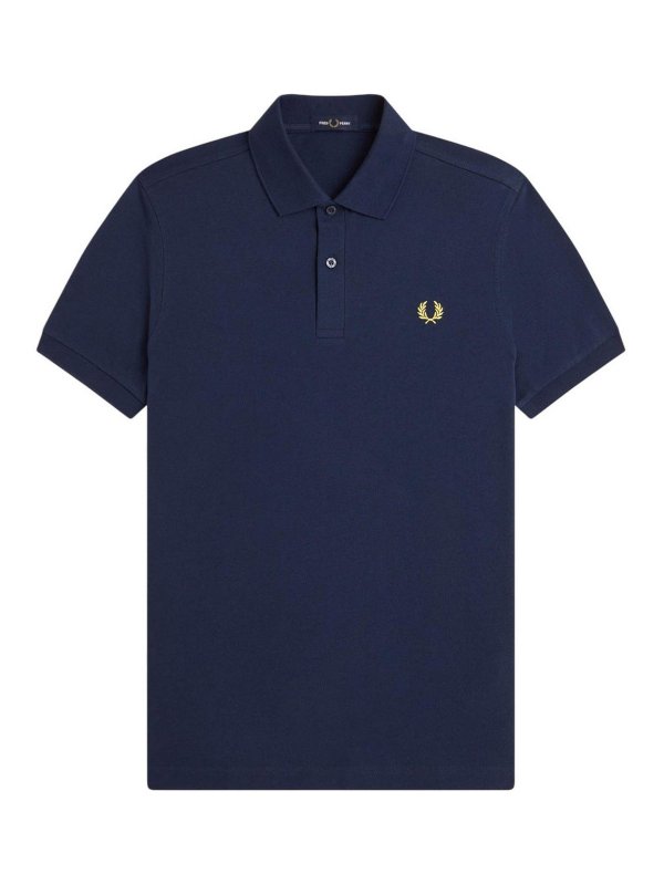 FRED PERRY: polo shirts - Blue T-Shirt And Polo