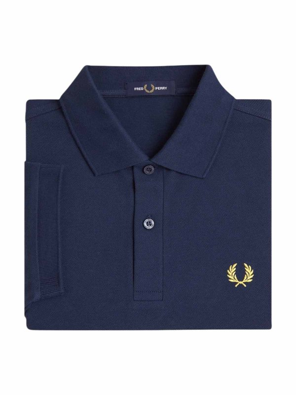 The Best Shops FRED PERRY: polo shirts - Blue T-Shirt And Polo