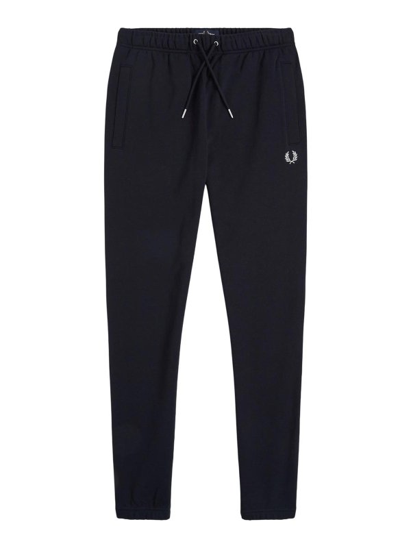 FRED PERRY: pantaloni casual - Pantaloni Blu
