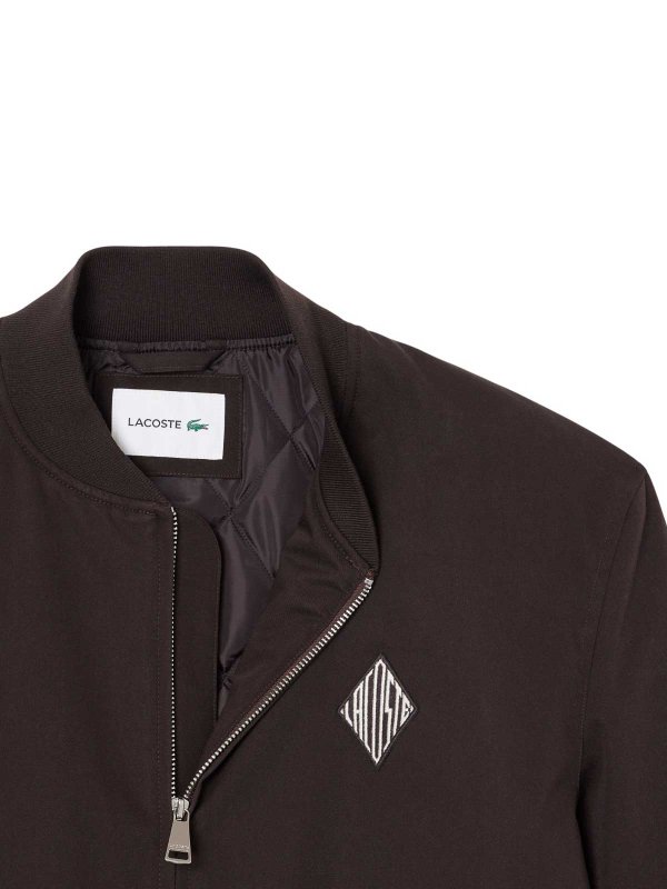 LACOSTE: knee length coats online - Brown jackets