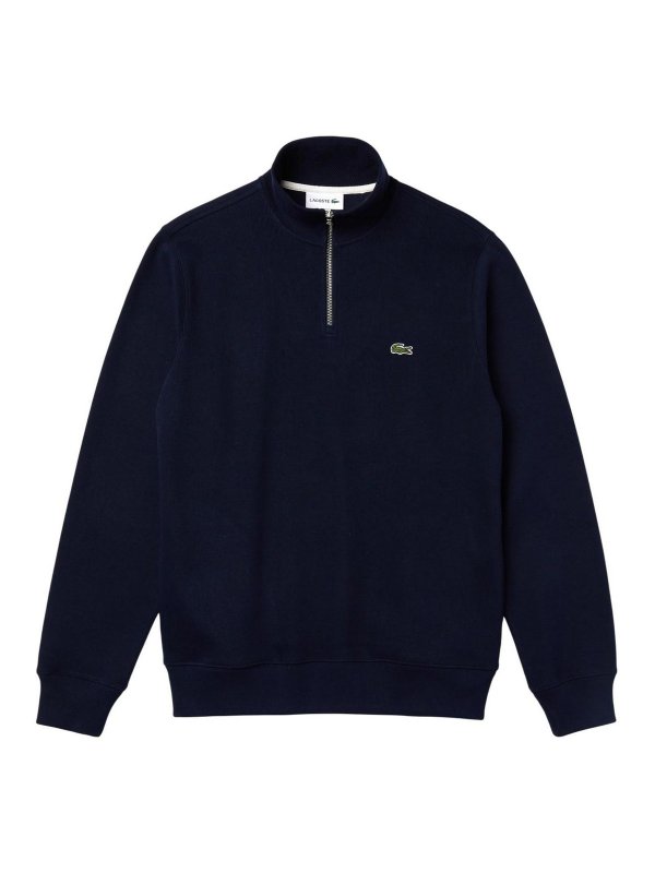 LACOSTE: Sweatshirts & Sweaters - Blue shirts