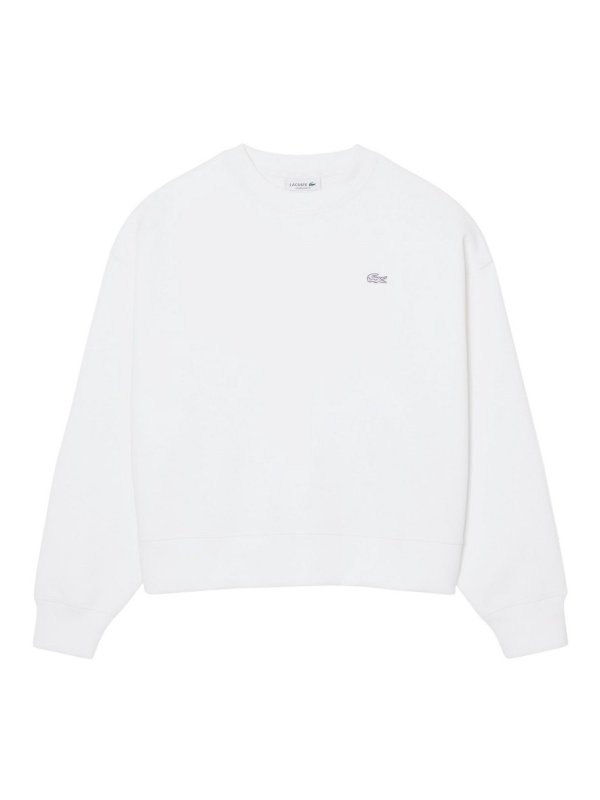LACOSTE: スウェット＆セーター - スウェットシャツ/セーター - 白