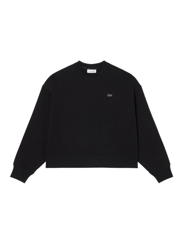LACOSTE: Sweatshirts & Sweaters - Black shirts