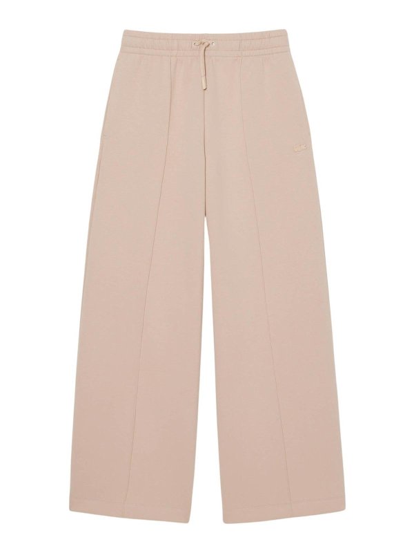 LACOSTE: casual trousers - Beige trousers