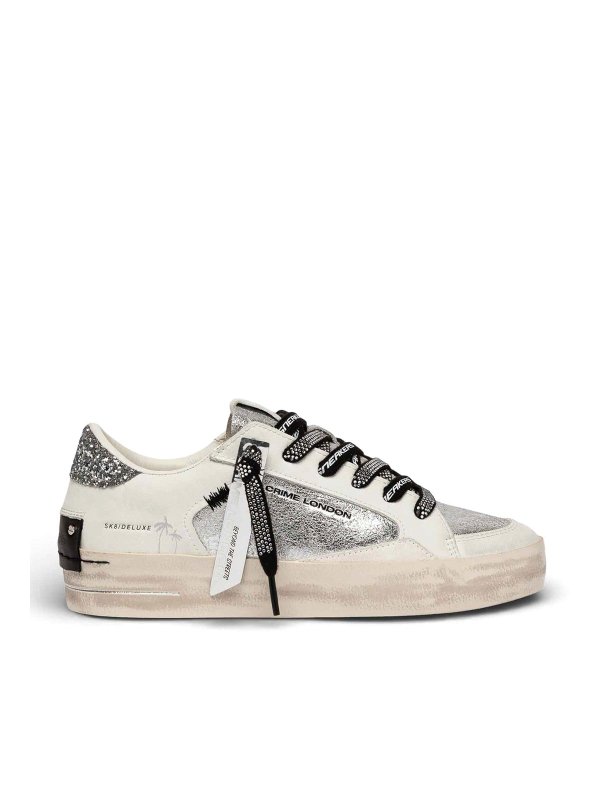 CRIME LONDON: trainers - Sneakers Argento