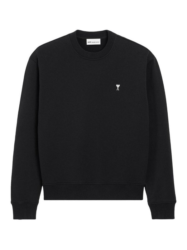 AMI PARIS: Felpe e maglie - Felpa  De Coeur Con Ricamo