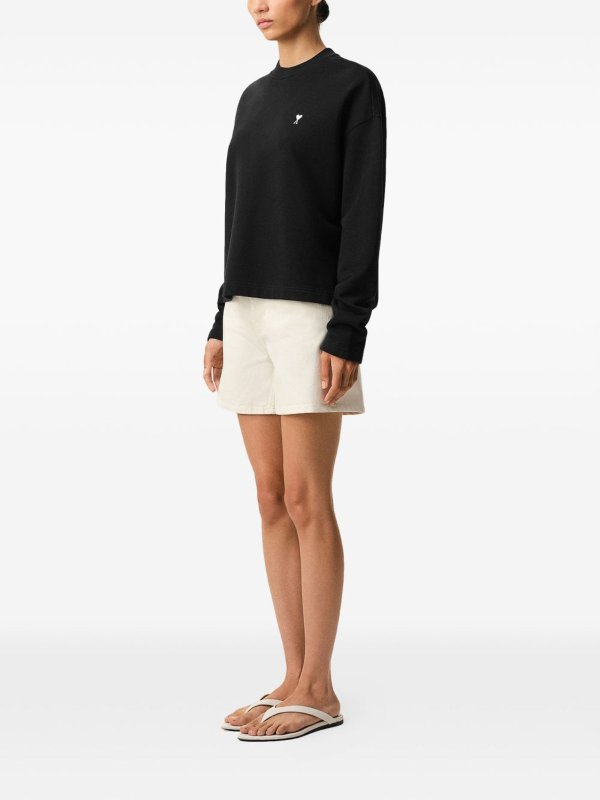 AMI PARIS: スウェット＆セーター online - スウェットシャツ/セーター - 黒