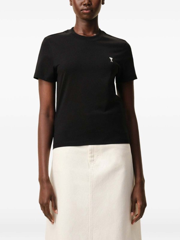 T-Shirt  De Coeur Con Ricamo Replica 
online: AMI PARIS