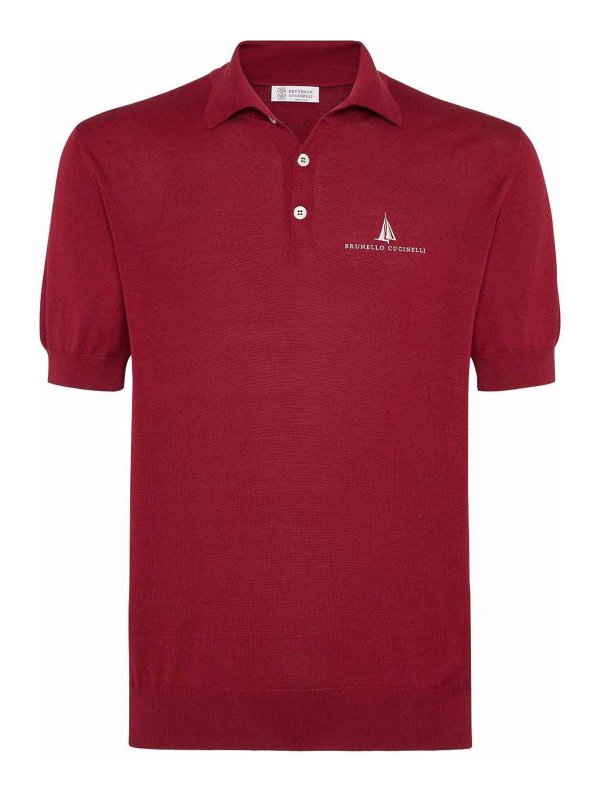 BRUNELLO CUCINELLI: polo shirts - Polo Shirt With Logo