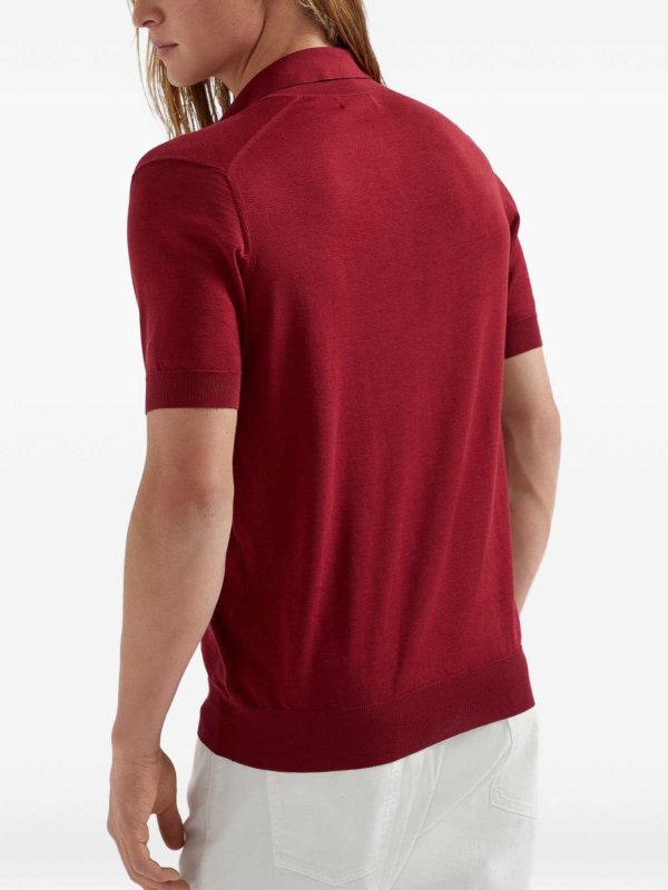 The Best Shops BRUNELLO CUCINELLI: polo shirts - Polo Shirt With Logo