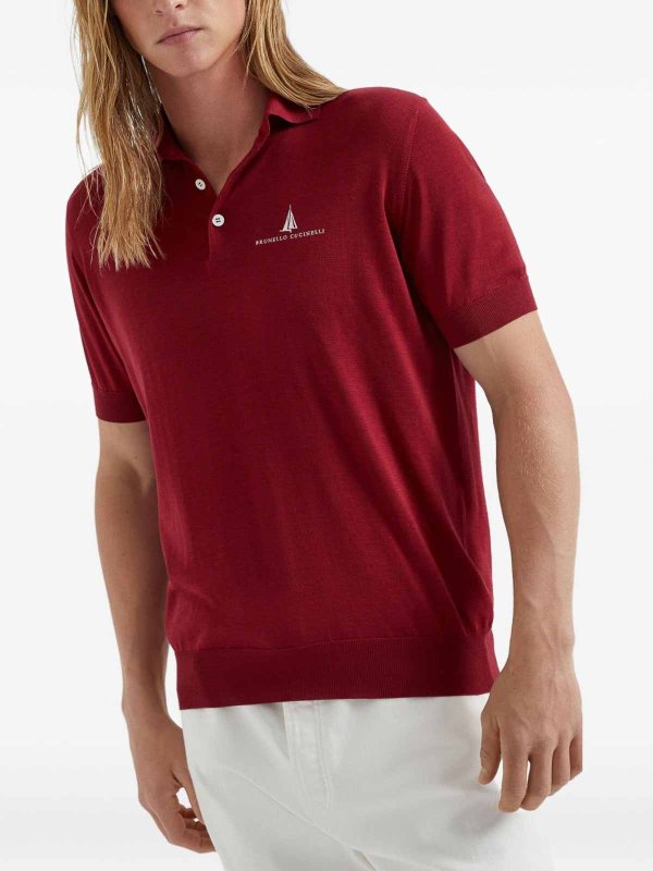 The Best Shops BRUNELLO CUCINELLI: Polo Shirt With Logo