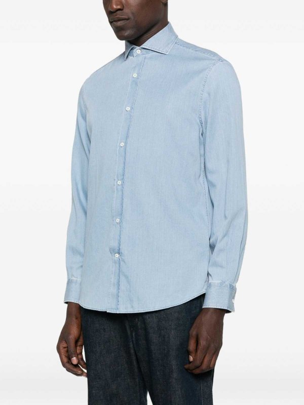 BRUNELLO CUCINELLI buy online シャツ - ブルー