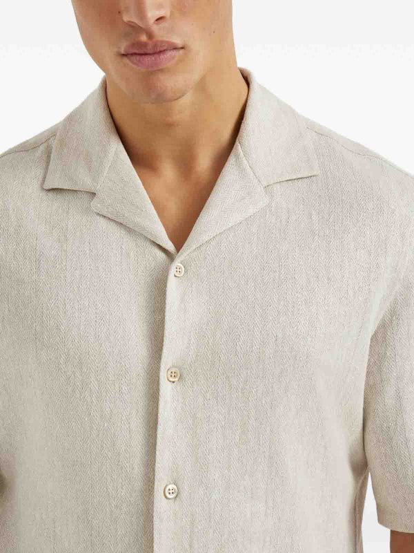 BRUNELLO CUCINELLI: Hemden online - Hemd - Beige