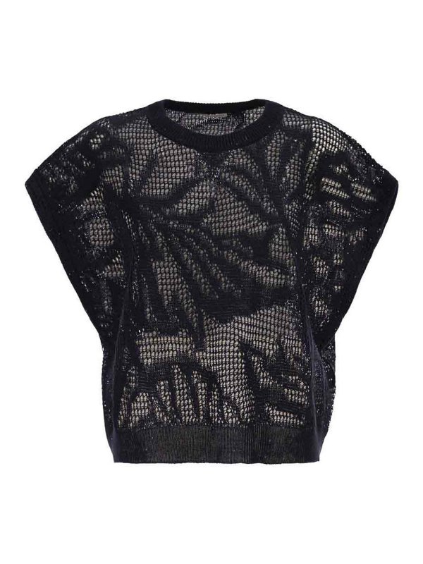 BRUNELLO CUCINELLI: トップス＆タンクトップ - トップ/タンクトップ - ブルー