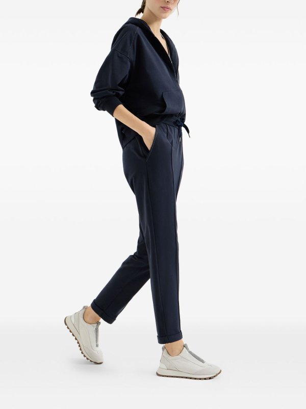 BRUNELLO CUCINELLI: カジュアルトラウザー online - カジュアルパンツ - ブルー