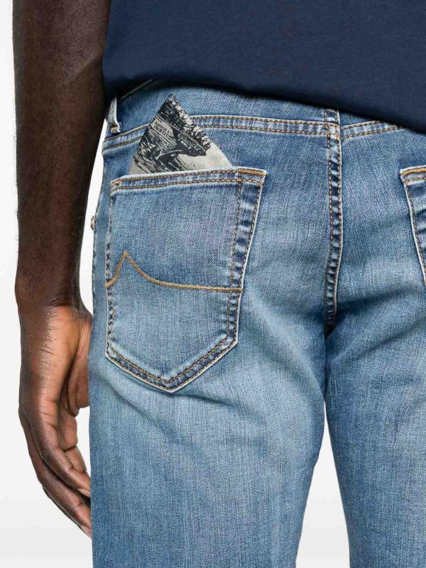 JACOB COHEN: ストレートジーンズ online - ストレートジーンズ - ブルー