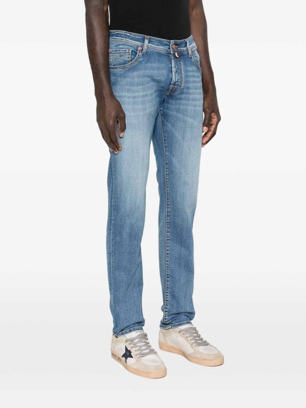 ストレートジーンズ - ブルー shop online: JACOB COHEN