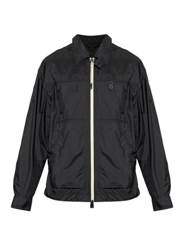 MONCLER: カジュアルジャケット - カジュアルジャケット - 黒