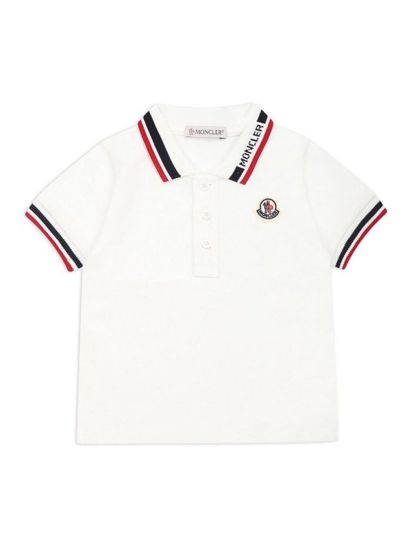 MONCLER JR: polo shirts - Polo Shirt With Classic Collar