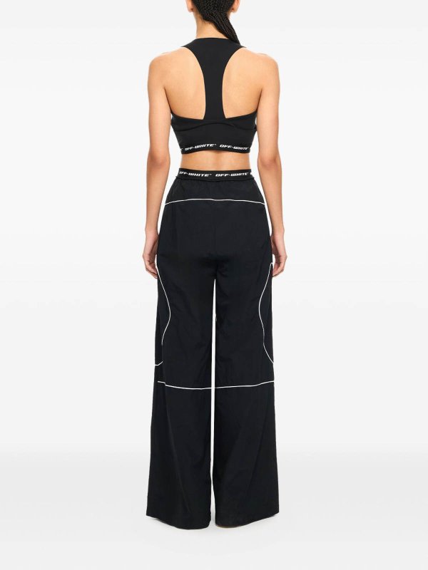 The Best Shops OFF-WHITE: スウェットパンツ - トラックスーツ ボトムス - 黒