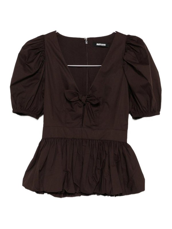 ROTATE Birger Christensen: ショートドレス - ショートドレス - ブラウン