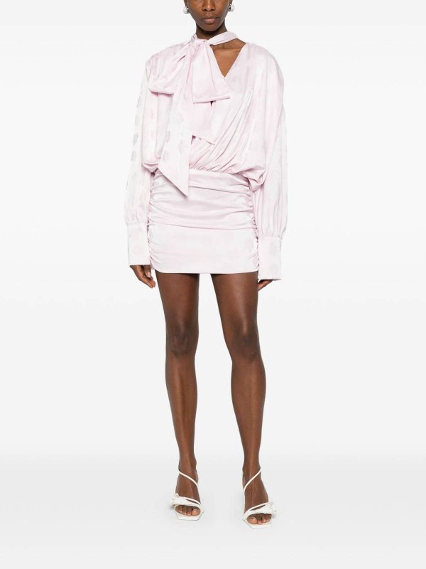 ROTATE Birger Christensen buy online Vestito Corto A Fiori Jacquard