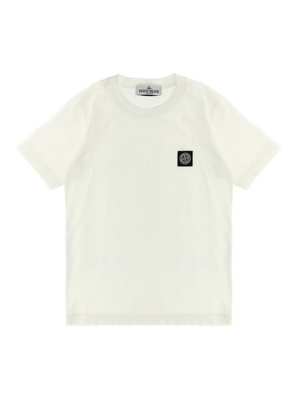 STONE ISLAND: Camisetas - Camiseta - Blanco