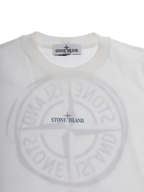 STONE ISLAND: Camisetas online - Camiseta - Blanco